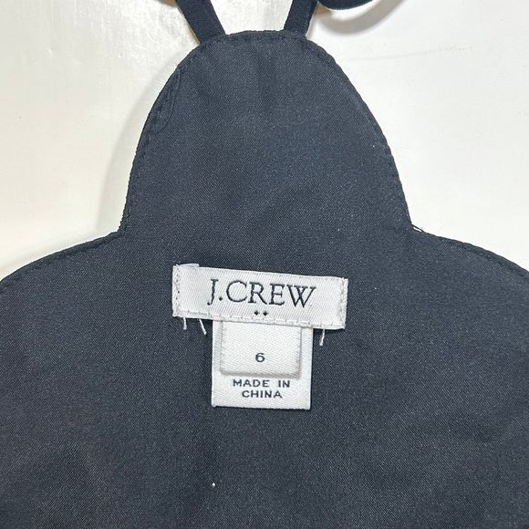 J Crew‎ Spaghetti Strap Tank Top Blouse Womens 6 Black - Picture 4 of 7